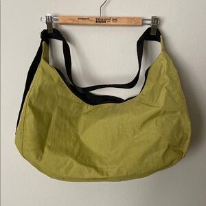 Large Nylon Crescent Bag - Lemongrass